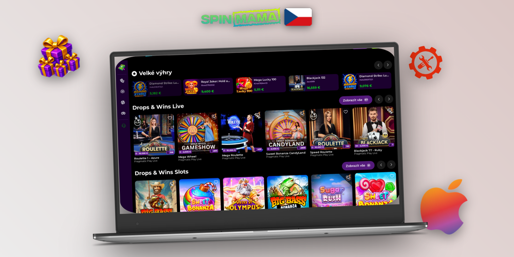 Spinmama Casino na počítači – průběh aktualizace desktopového klienta s logem značky