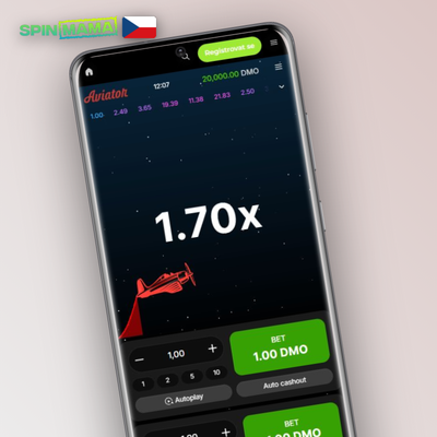 Auto-cashout v Aviator Spinmama Casino – systém vybere výhru při dosažení zvoleného násobitele