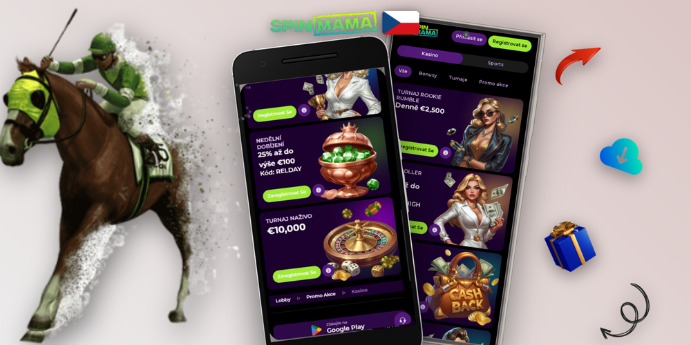 Sportovní promo Spinmama Casino — fotbal, tenis a hokej na jedné platformě