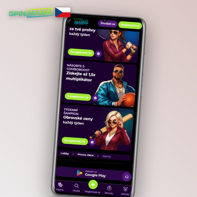 Uvítací balíček Spinmama Casino: 100 % bonus a 250 free spinů s kódem SPINSPIN