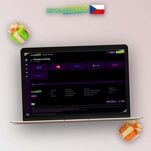 Spinmama Casino vklad přes Visa, Mastercard, Skrill, Bitcoin a bankovní převod
